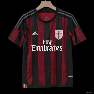 Ac Milan Retro 2016 Home Jersey 2024 front view