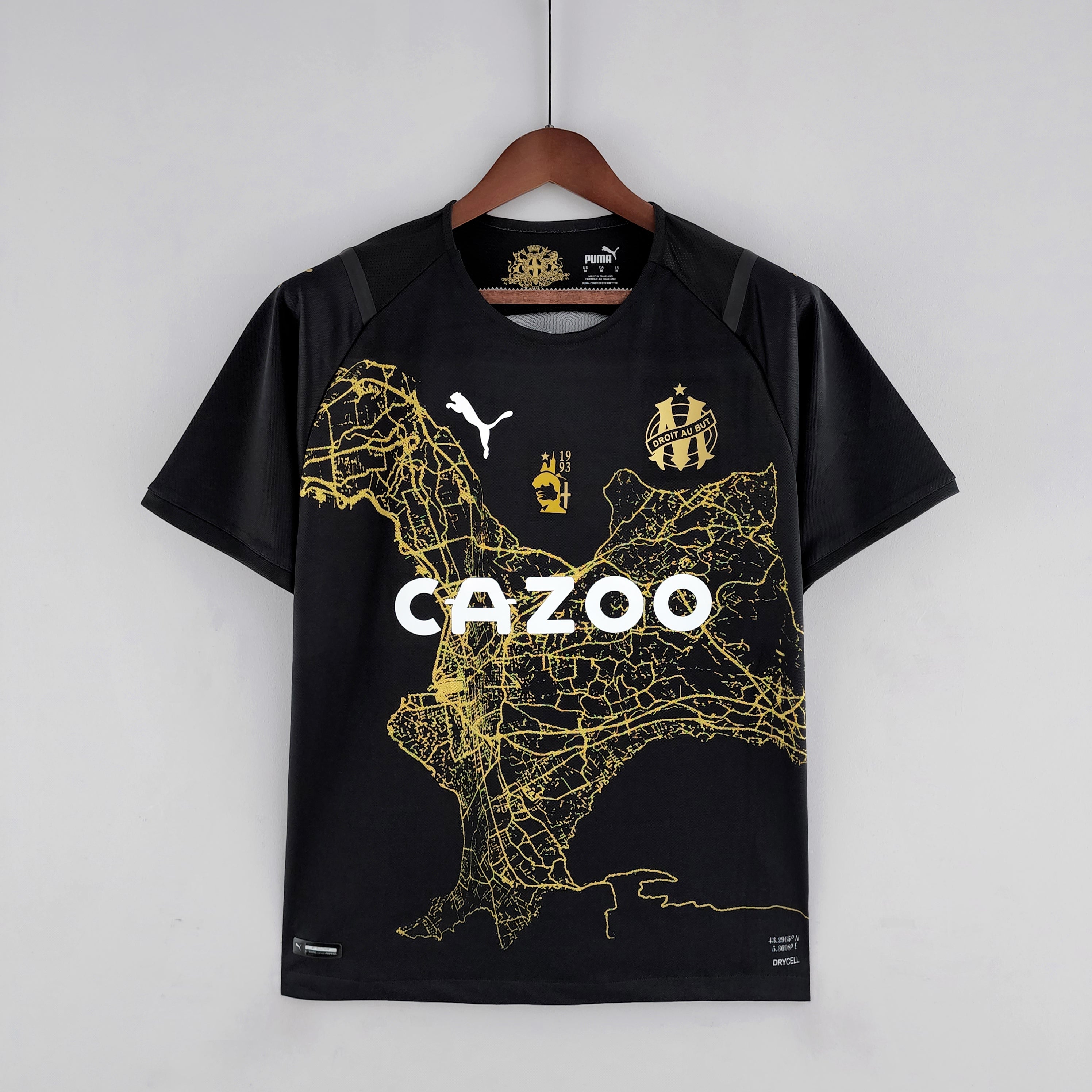 23/24 Om Spécial Edition Black Black Jersey 2024 front view
