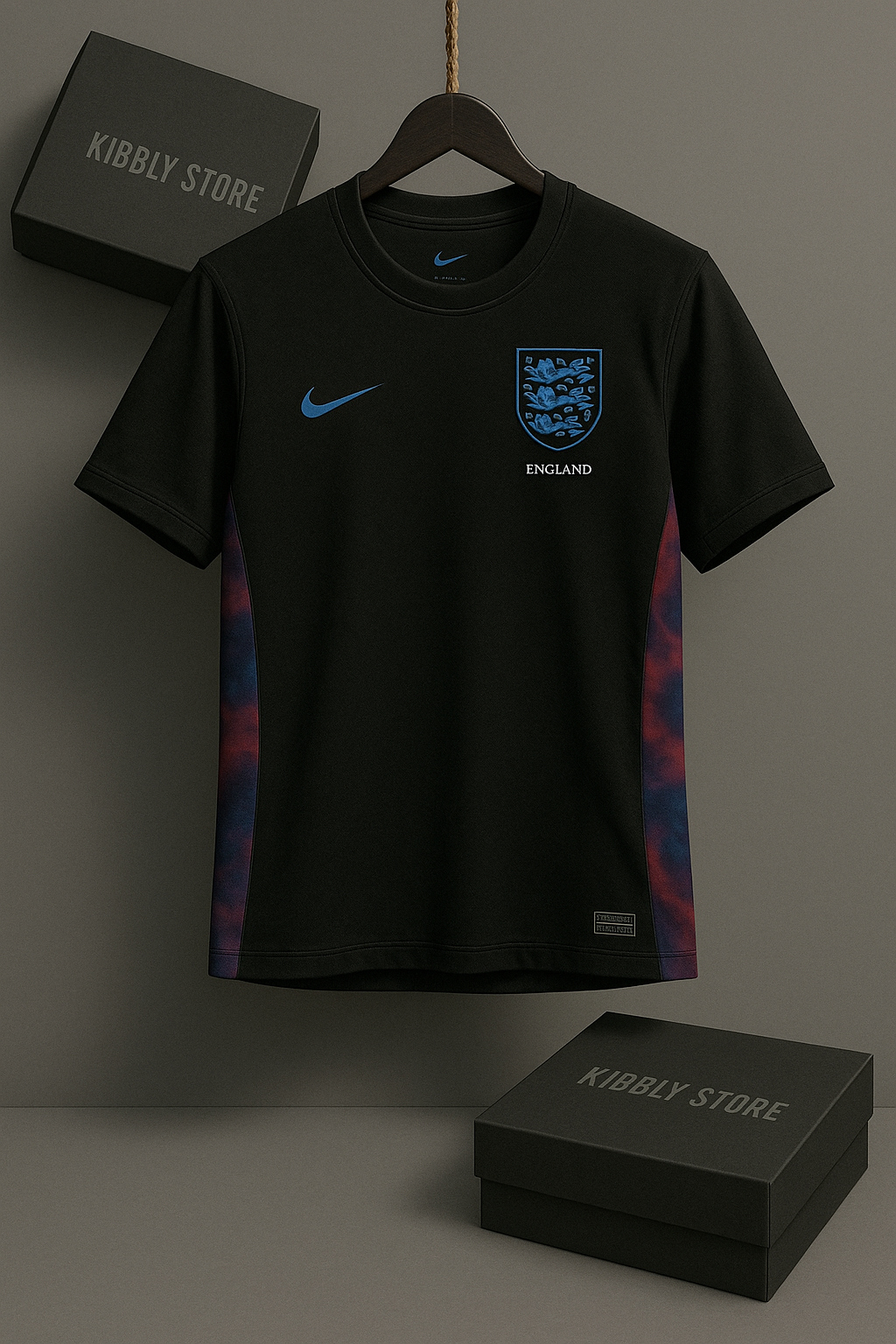 England 2025 Home Jersey 2024 front view