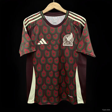 2023/2024 Mexico Red Red Jersey 2024 front view