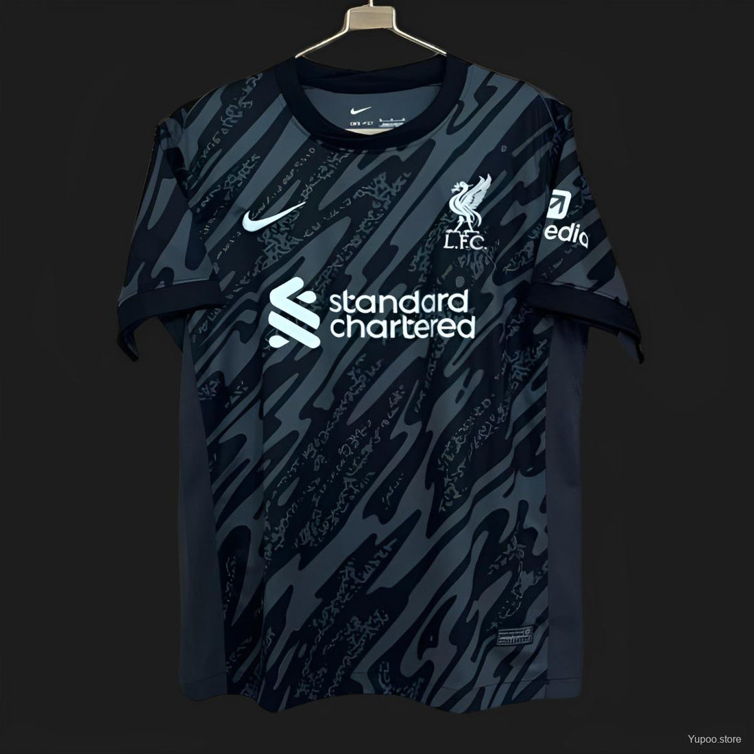 Liverpool Black 2025 Black Jersey 2024 front view