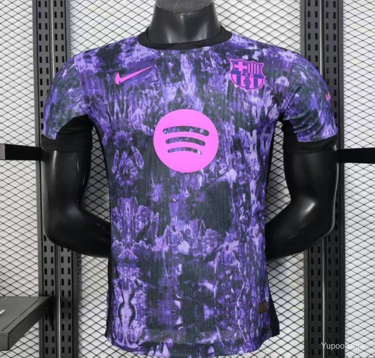 Fcb Edition Purple 2025 Home Jersey 2024 front view