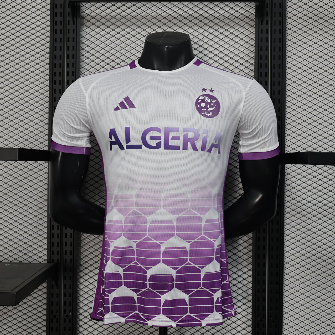 Algeria Purple 2025 Home Jersey 2024 front view