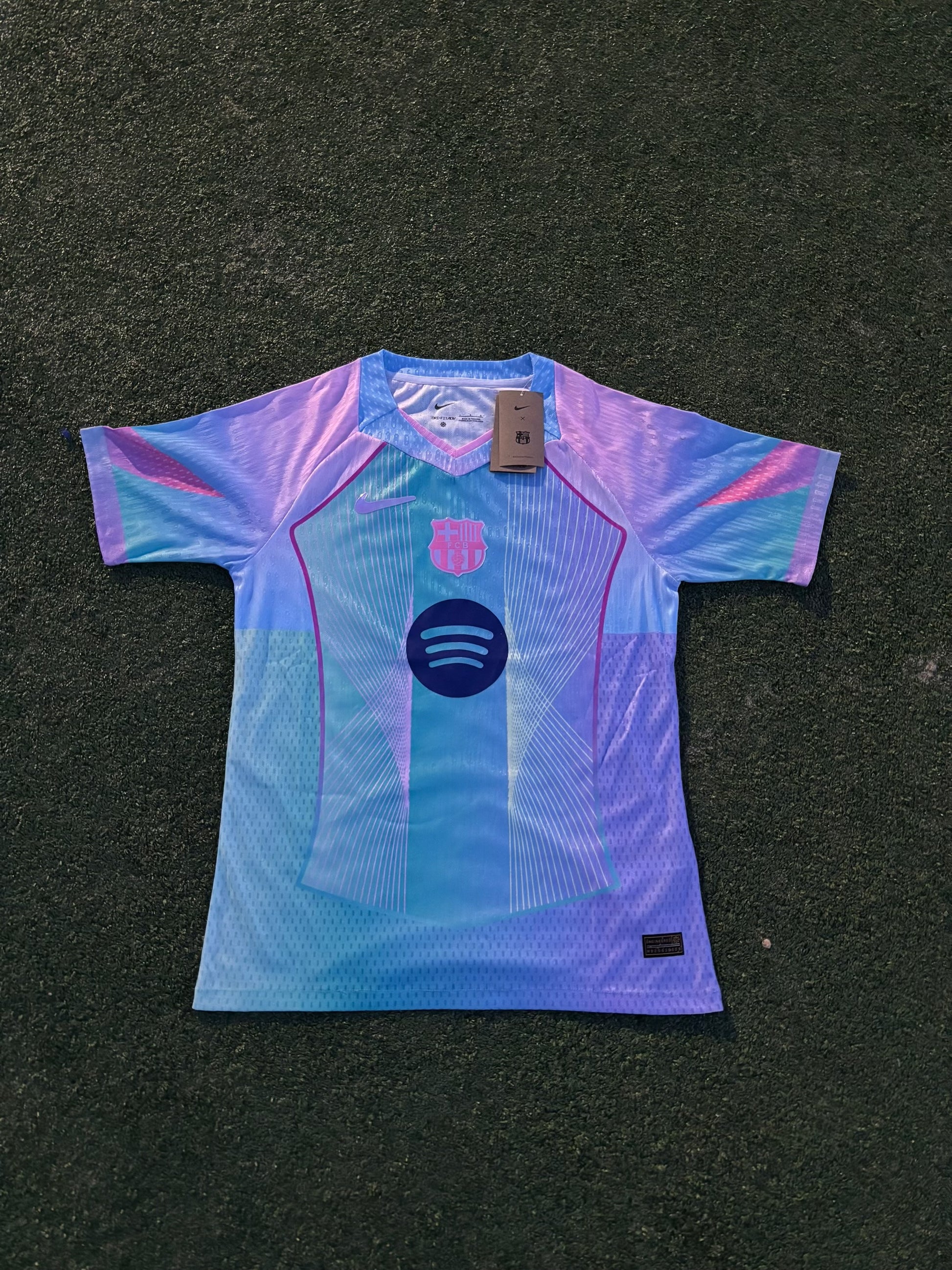Barcelona New Kit 2025 Blue Home Jersey 2024 front view