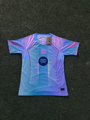 Barcelona New Kit 2025 Blue Home Jersey 2024 front view