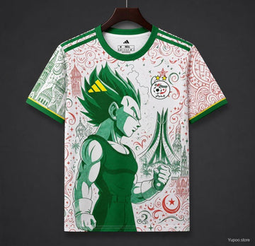 Maillot Algeria x Vegeta  - Coupe Standard Homme