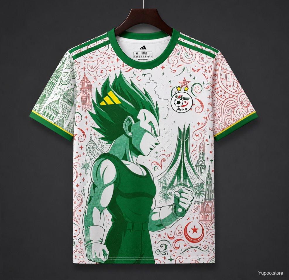 Maillot Algeria x Vegeta  - Coupe Standard Homme