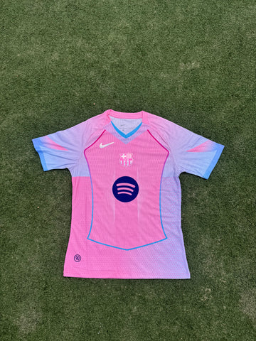 Fcb Edition Special Pink 2025 Pink Jersey 2024 front view