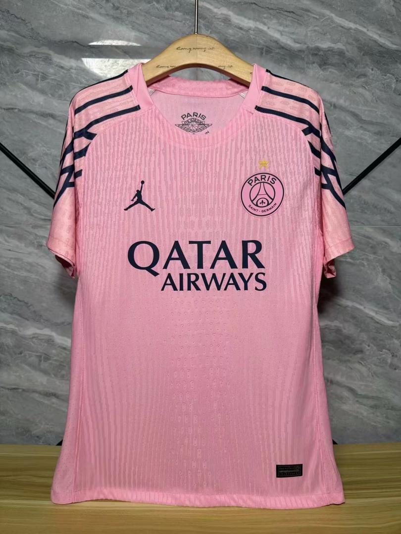 Psg Ucl Pink 2026 Pink Jersey 2026 front view