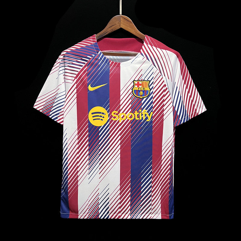 23/24 Barcelona Training Home Jersey 2024 front view