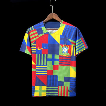 22/23 Brazil Colorful Home Jersey 2024 front view