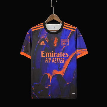 21/22 Lyon Home Jersey 2024 front view