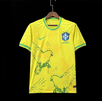 22/23 Brazil Yellow Pigeon Special Edition Home Jersey 2024 front view