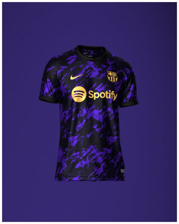 Barcelona Purple 2025 Home Jersey 2024 front view