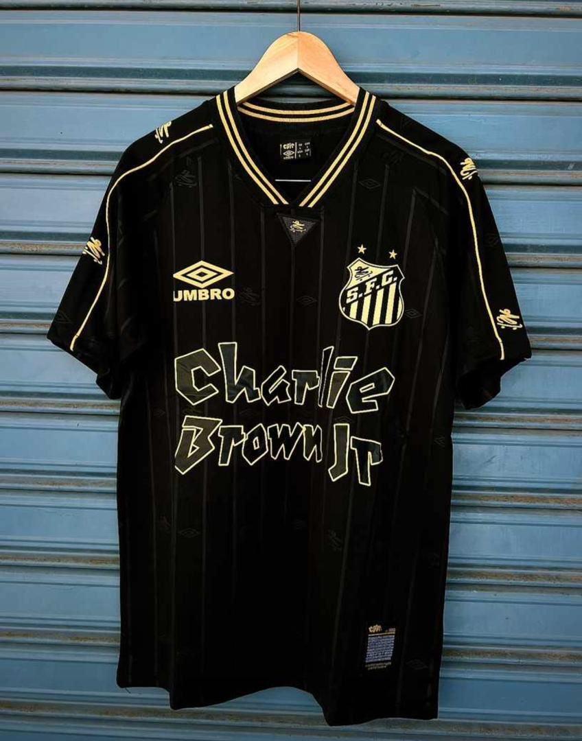 Santos FC Black Jersey 2024 front view