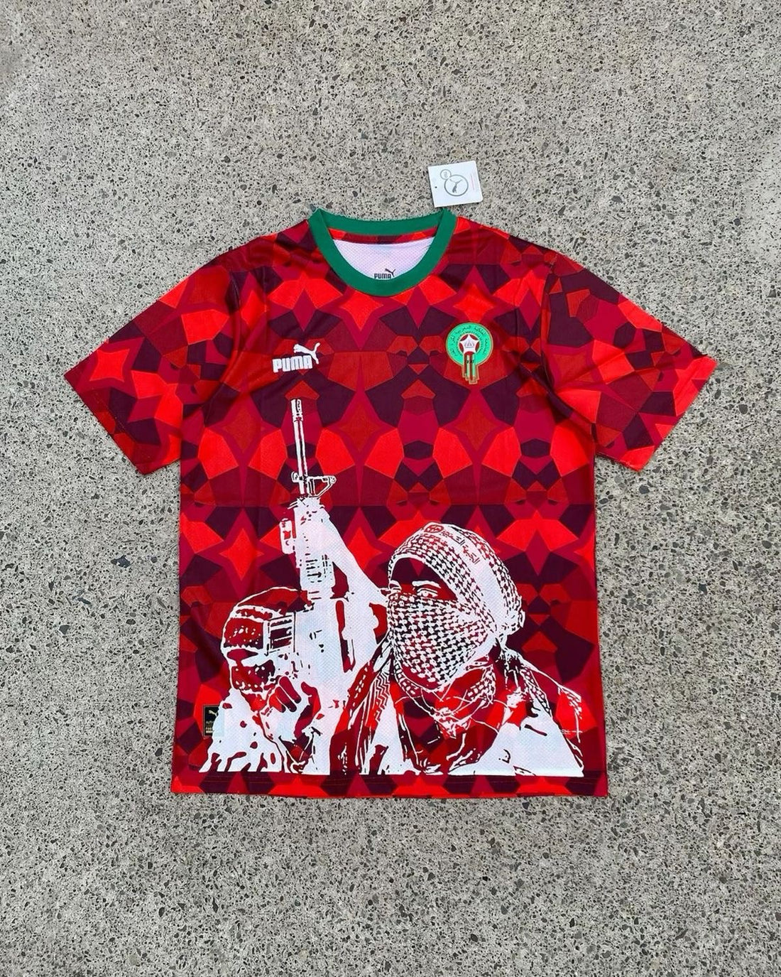 Maroc Red  2025 Red Jersey 2024 front view