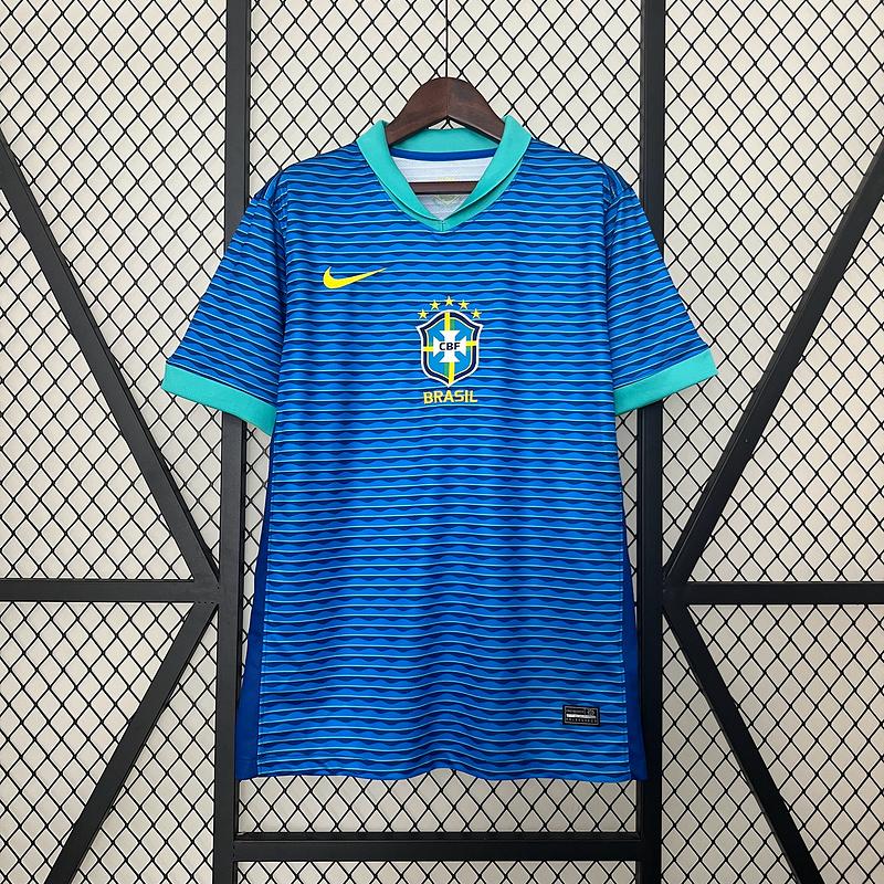 23/24 Brasil Cbf Blue Home Jersey 2024 front view
