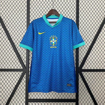23/24 Brasil Cbf Blue Home Jersey 2024 front view