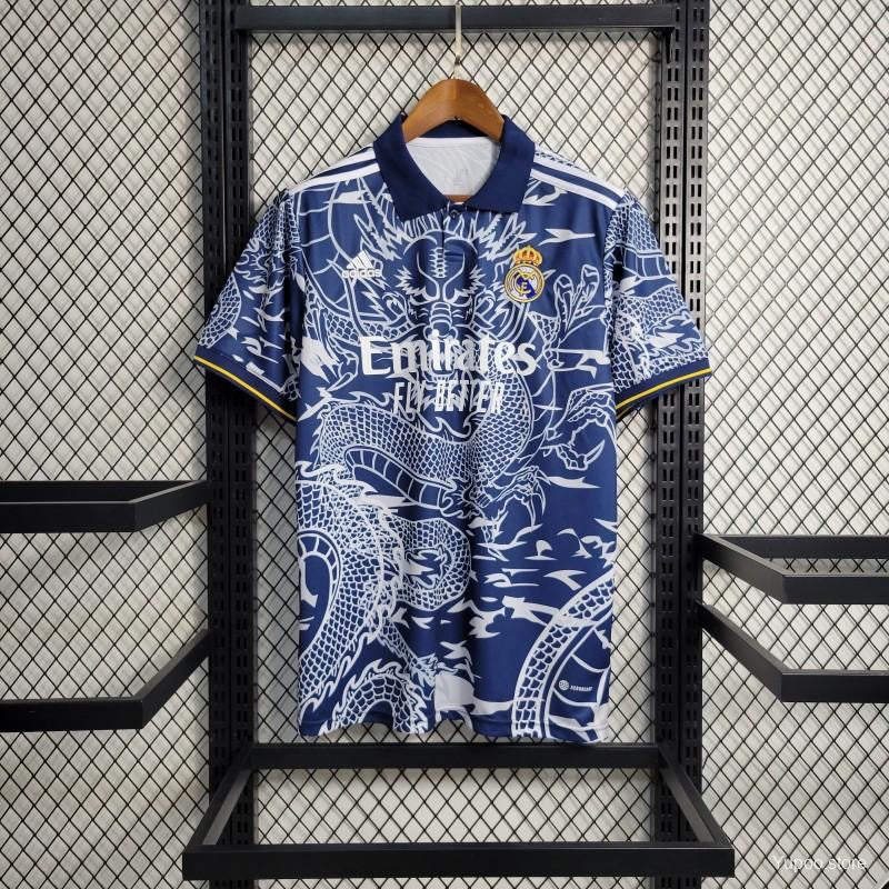 23/24 Emirates Fly Better Blue Rma Home Jersey 2024 front view