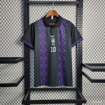 23/24 Caf Brazil Purple Home Jersey 2024 front view