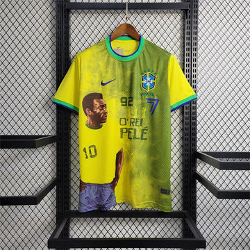 23-24 Cbf Brazil Yellow Home Jersey 2024 front view