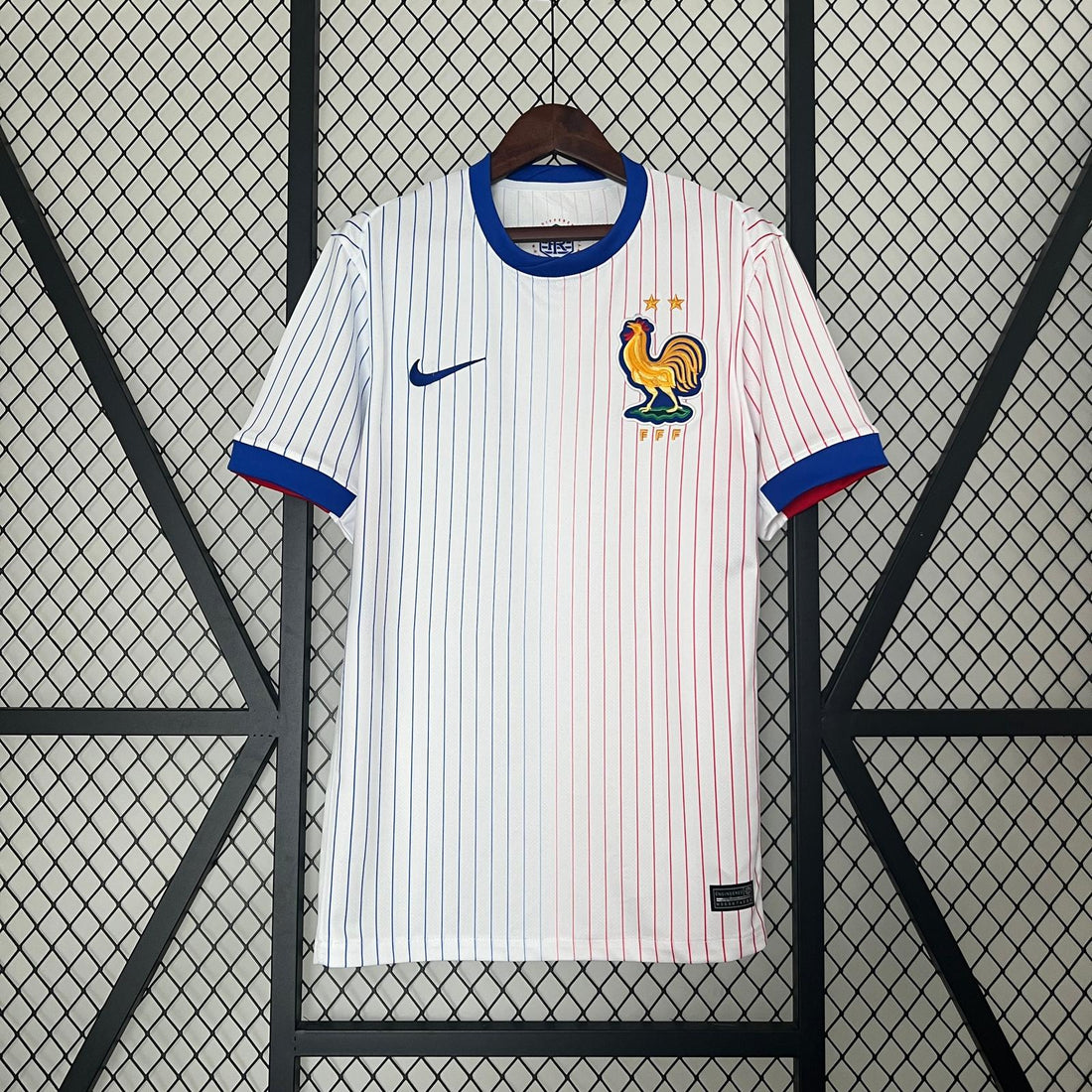 23/24 France White White Jersey 2024 front view