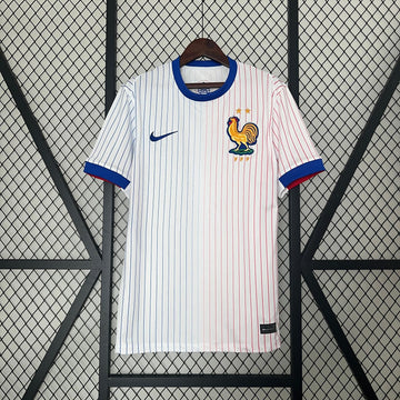 23/24 France White White Jersey 2024 front view