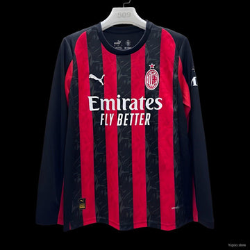 Ac Milan New 2025 Home Jersey 2024 front view