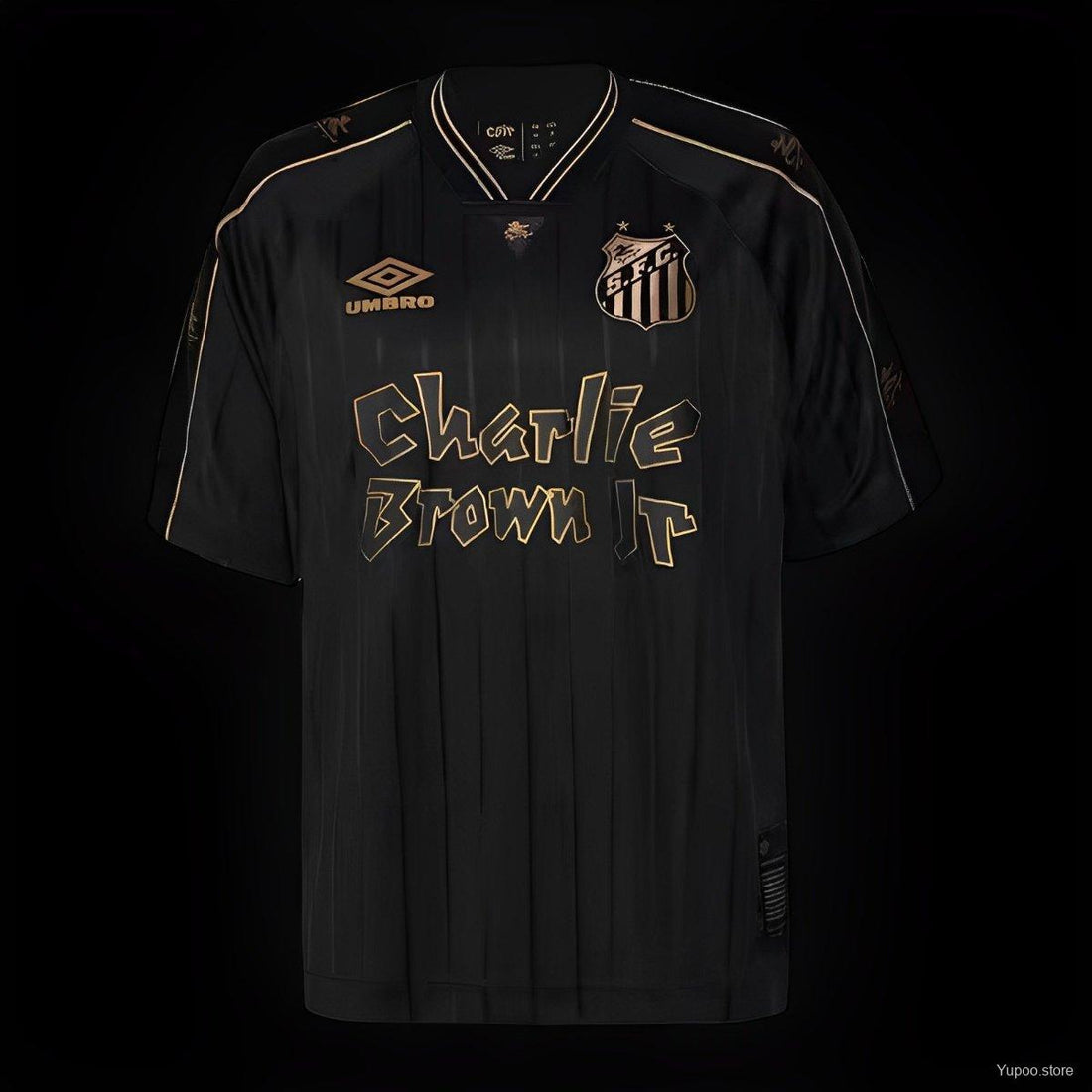 Santos FC Black Jersey 2024 front view