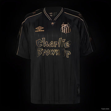Santos FC Black Jersey 2024 front view