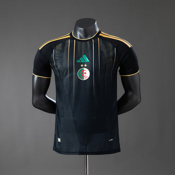 Maillot Algerie 2026 Black Black Jersey 2026 front view