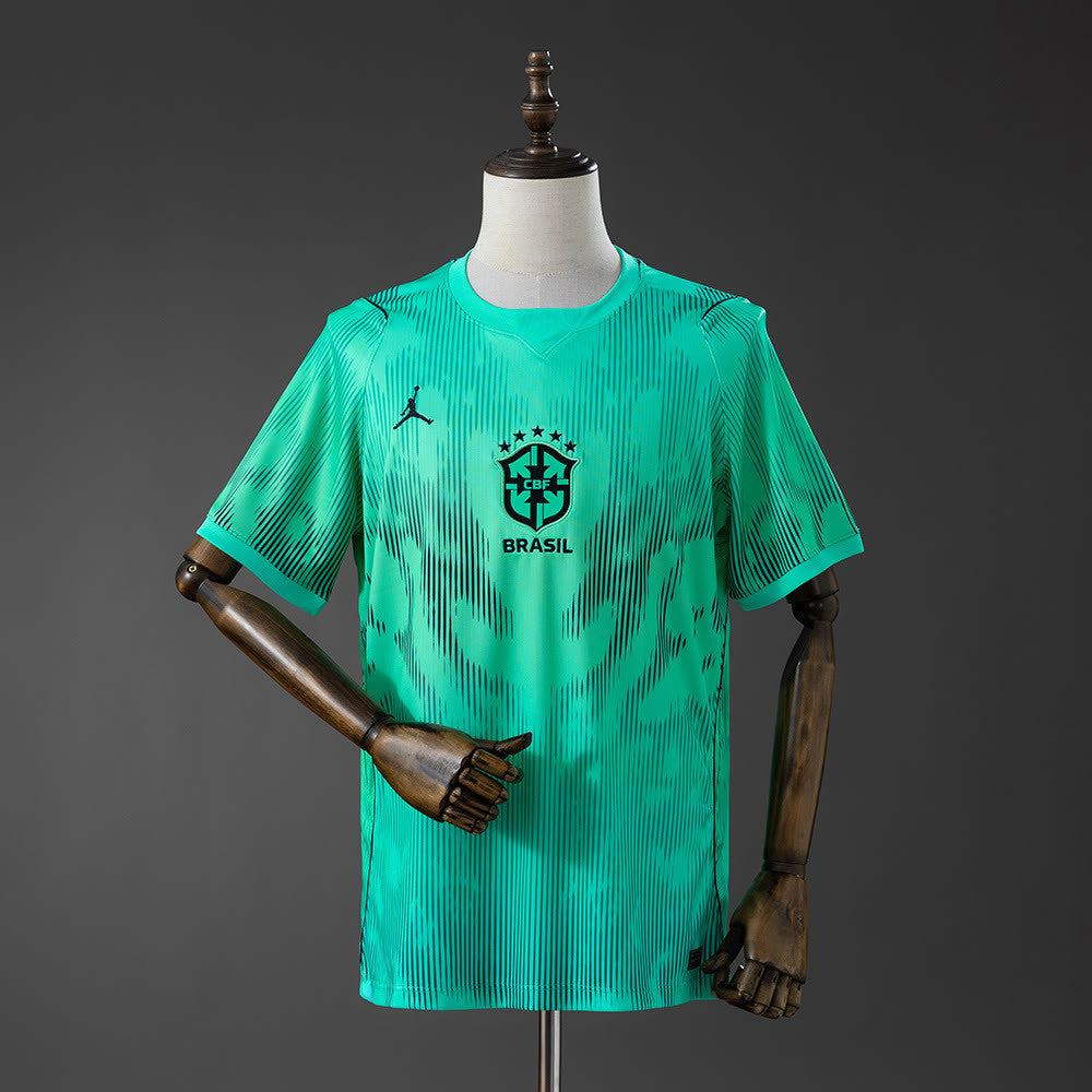 Maillot Brasil 2026 Vert Ciel 2026 Home Jersey 2026 front view