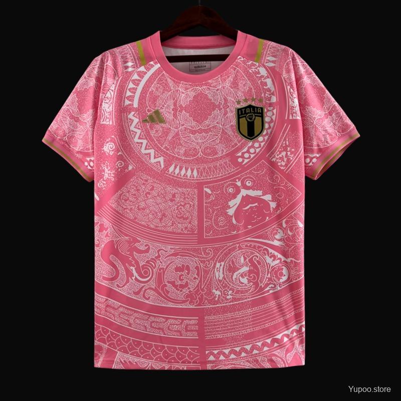2023/2024 Italia Pink Pink Jersey 2024 front view