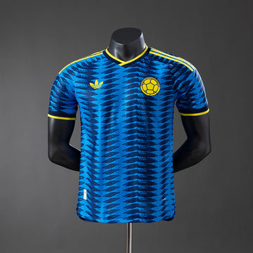 Maillot Colombie Bleu Home Jersey 2024 front view