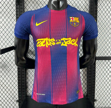 Cj X Nike X Fc Barcelona Dom 25/26 Home Jersey 2024 front view
