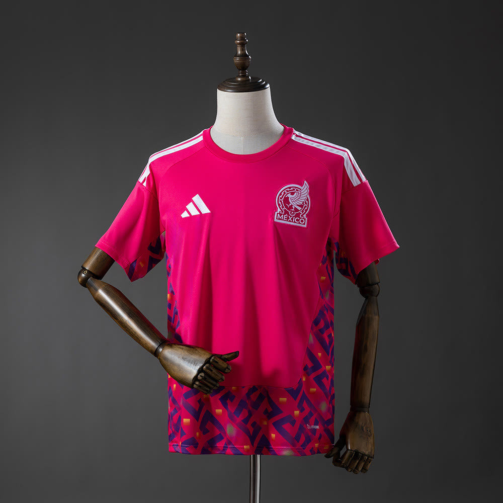 Maillot Mexico 2026 Pink 2026 Pink Jersey 2026 front view